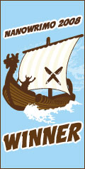 badge: NaNoWriMo winner 2008